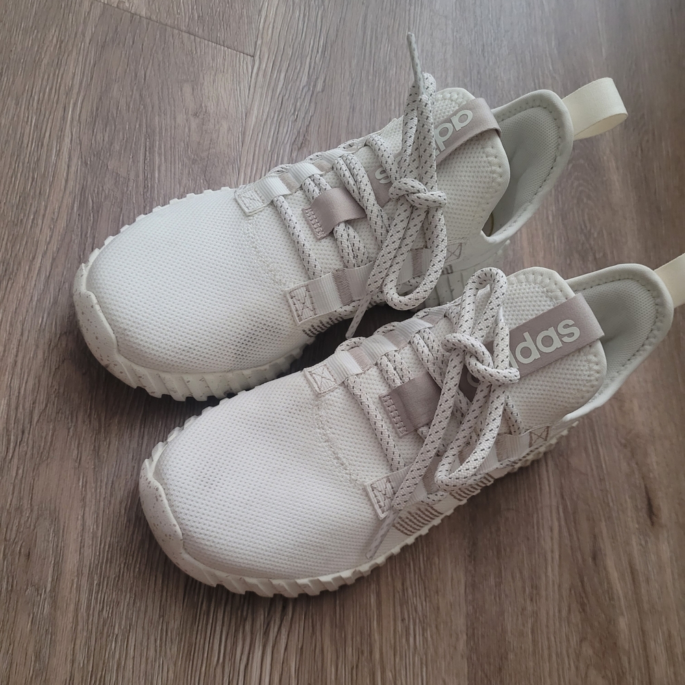 Adidas Womens Off White Running Shoes 7.0M